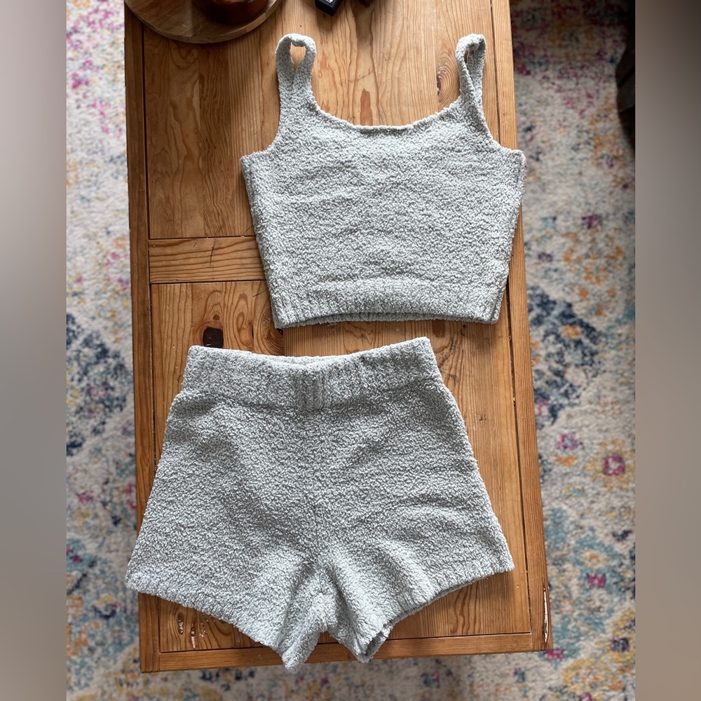 SKIMS Grey Lounge/Pajama Set